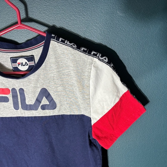 Fila Tri-Color Logo Tee - Picture 4 of 7